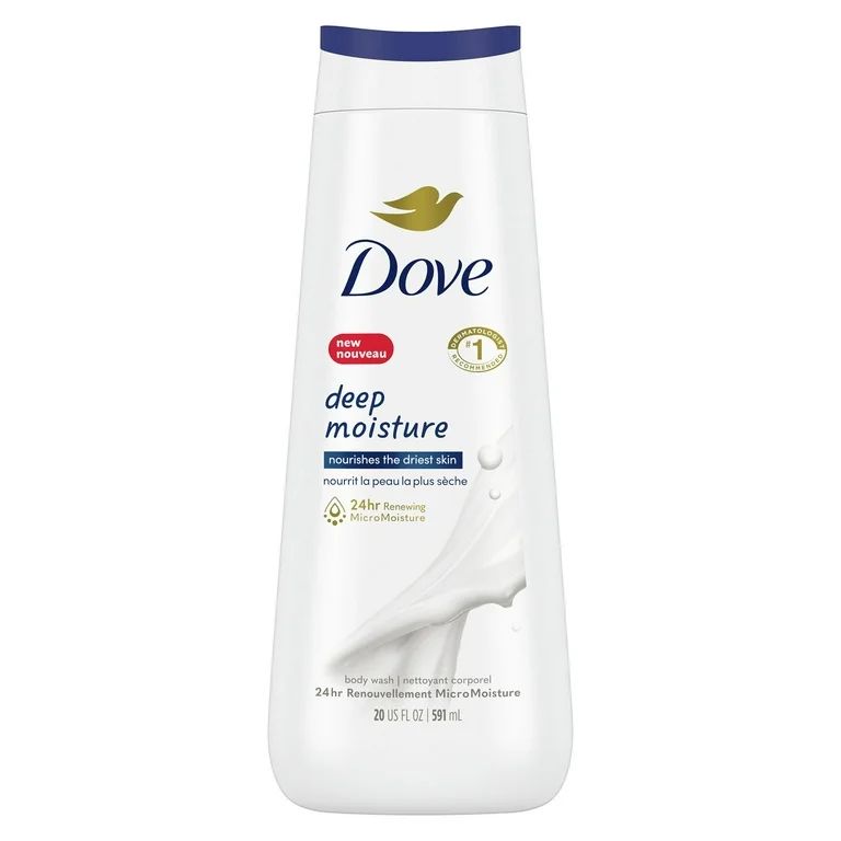 Dove Deep Moisture Nourishing Long Lasting Body Wash, 20 fl oz - Walmart.com | Walmart (US)