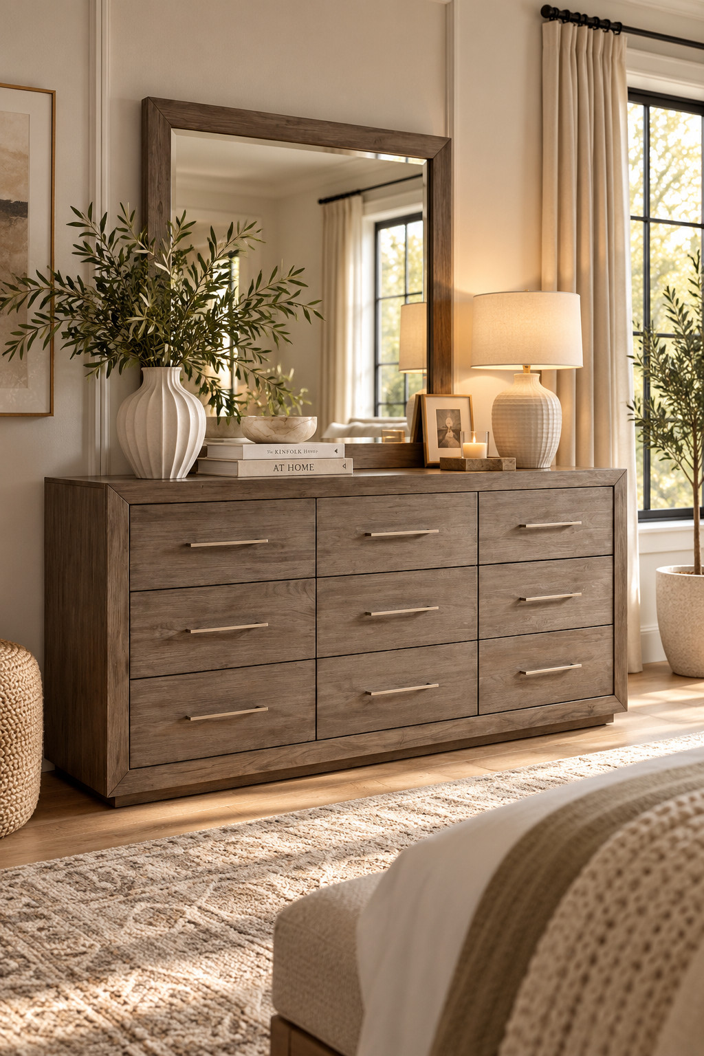 If you love that warm, calm, expensive-looking bedroom style, these Wayfair dressers fit the vibe perfectly. Think natural wood, simple hardware, beautiful grain, soft curves, neutral colors, and tons of hidden storage. I’d style one with a big mirror or oversized artwork, a warm table lamp, stacked books, and a ceramic vase for that effortless designer look. Love finding pieces like these on sale. #Wayfair #WayfairSaleFinds #NeutralBedroomDecor #DresserStyling #BedroomFurniture #ModernOrganic #OrganicModern #CozyBedroomIdeas #HomeDecorInspo #FurnitureSale #BedroomStorage 

 #LTKSeasonal #LTKHome #LTKSaleAlert