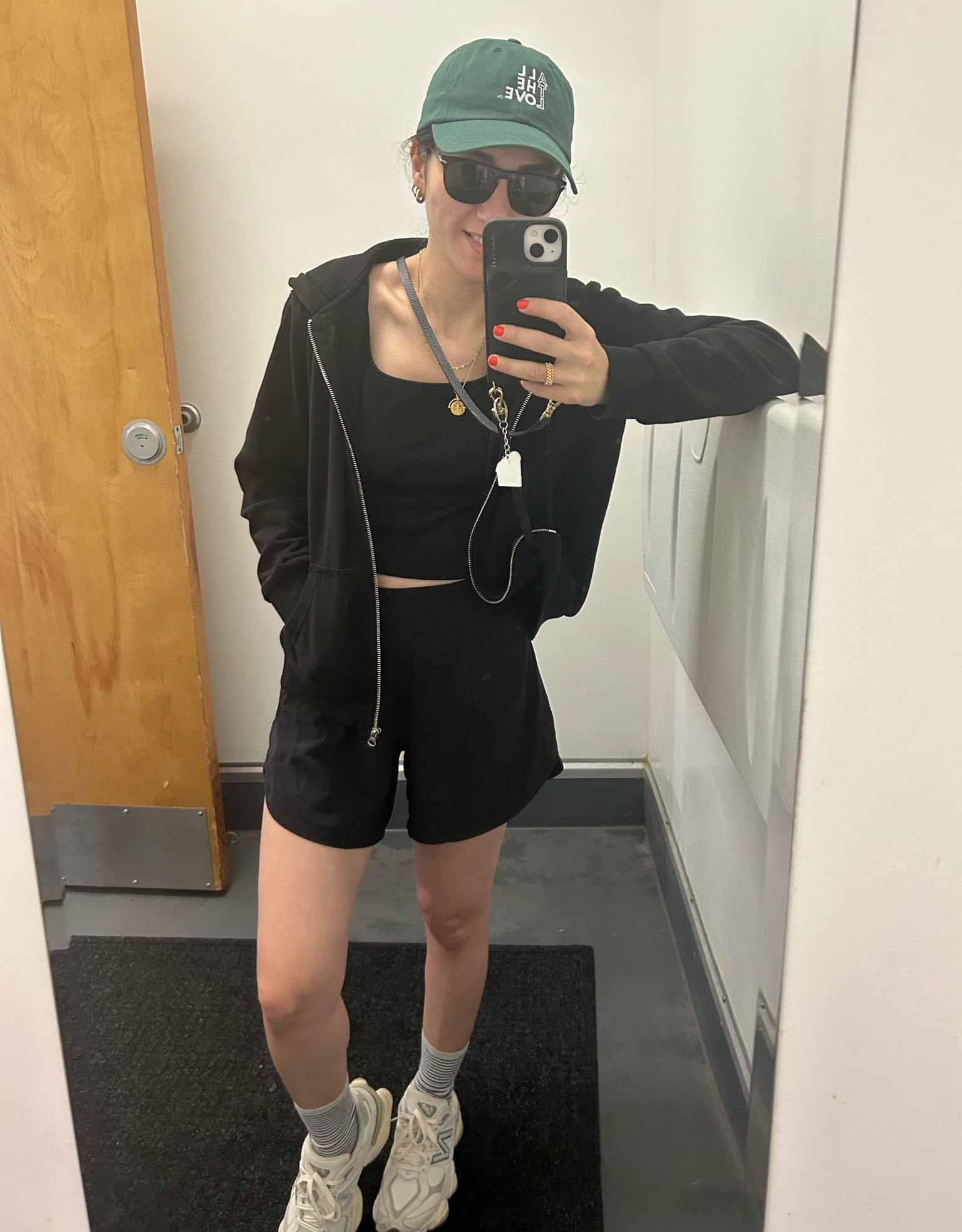 Casual look, black short, crop top, everyday look. 

#LTKStyleTip #LTKSummerSales #LTKFindsUnder50