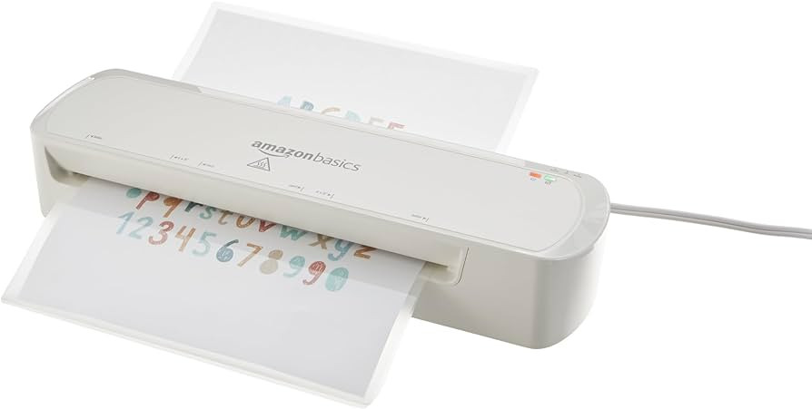 Amazon Basics 9 inch Thermal Laminator Machine for Documents and Photos, Easy to Use for Home Off... | Amazon (US)