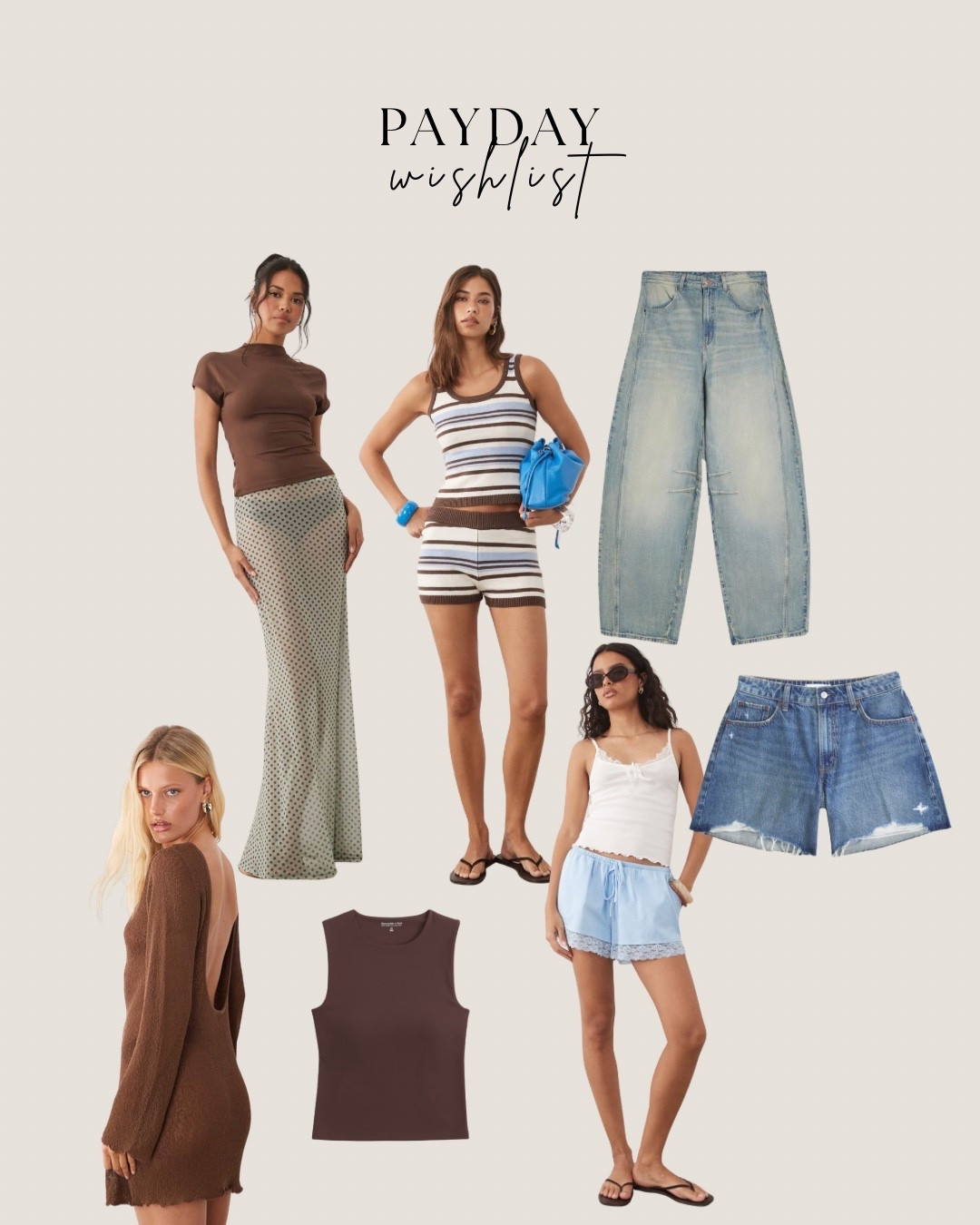 payday wishlist✨🤍

#LTKsummer #LTKuk #LTKstyletip