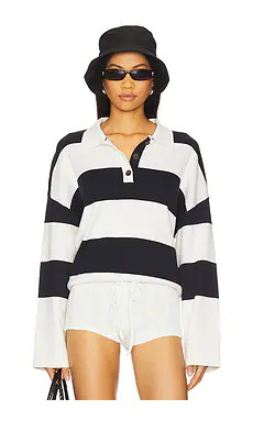 Rugby Polo Top
                    
                    White + Warren | Revolve Clothing (Global)