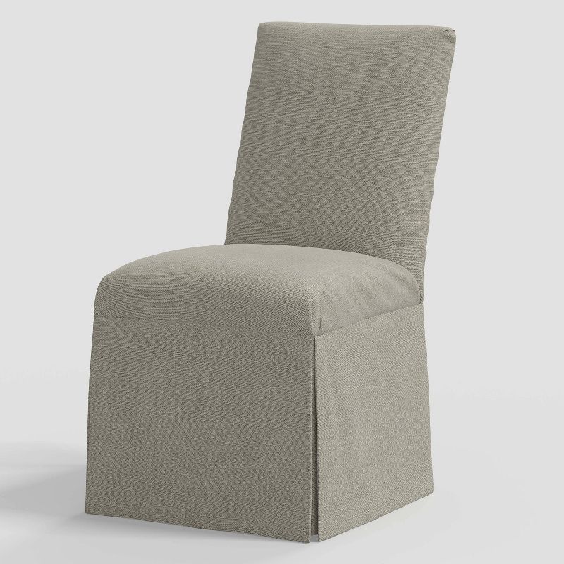 Samy Skirted Slipcover Dining Chair in Linen - Threshold™ | Target