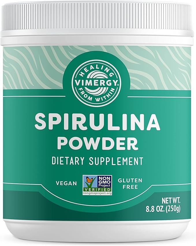 Vimergy Spirulina Powder – Concentrated Plant Protein Supports Immune Health & Cardiovascular F... | Amazon (US)