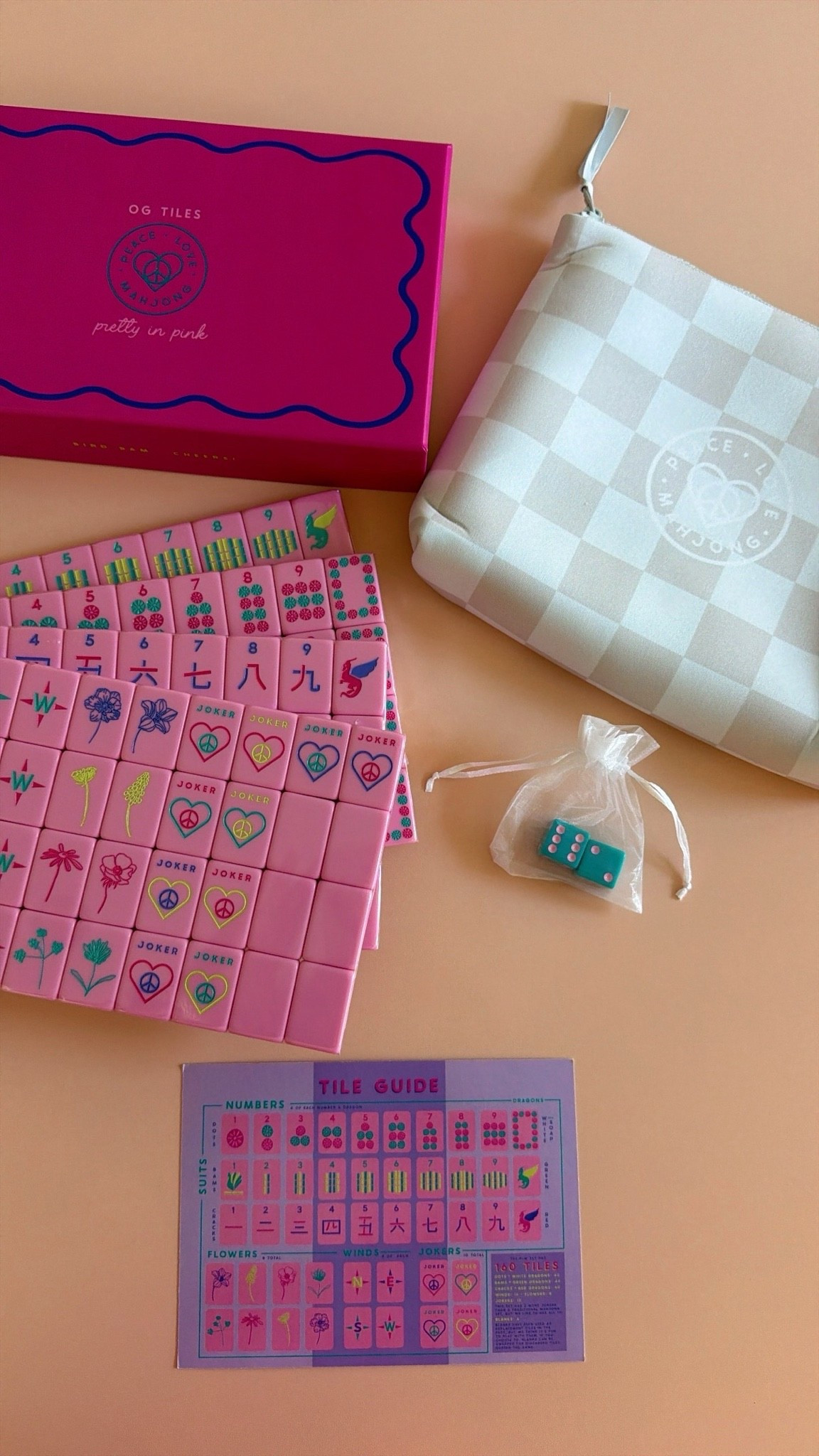 my new Pretty in Pink mahjong set 💕🀄️

#LTKHome