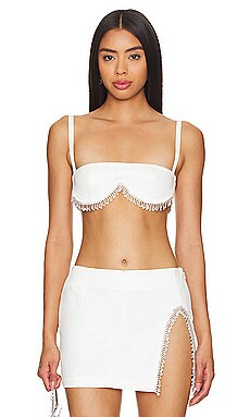 Lovers and Friends Peyton Bra Top in White from Revolve.com | Revolve Clothing (Global)