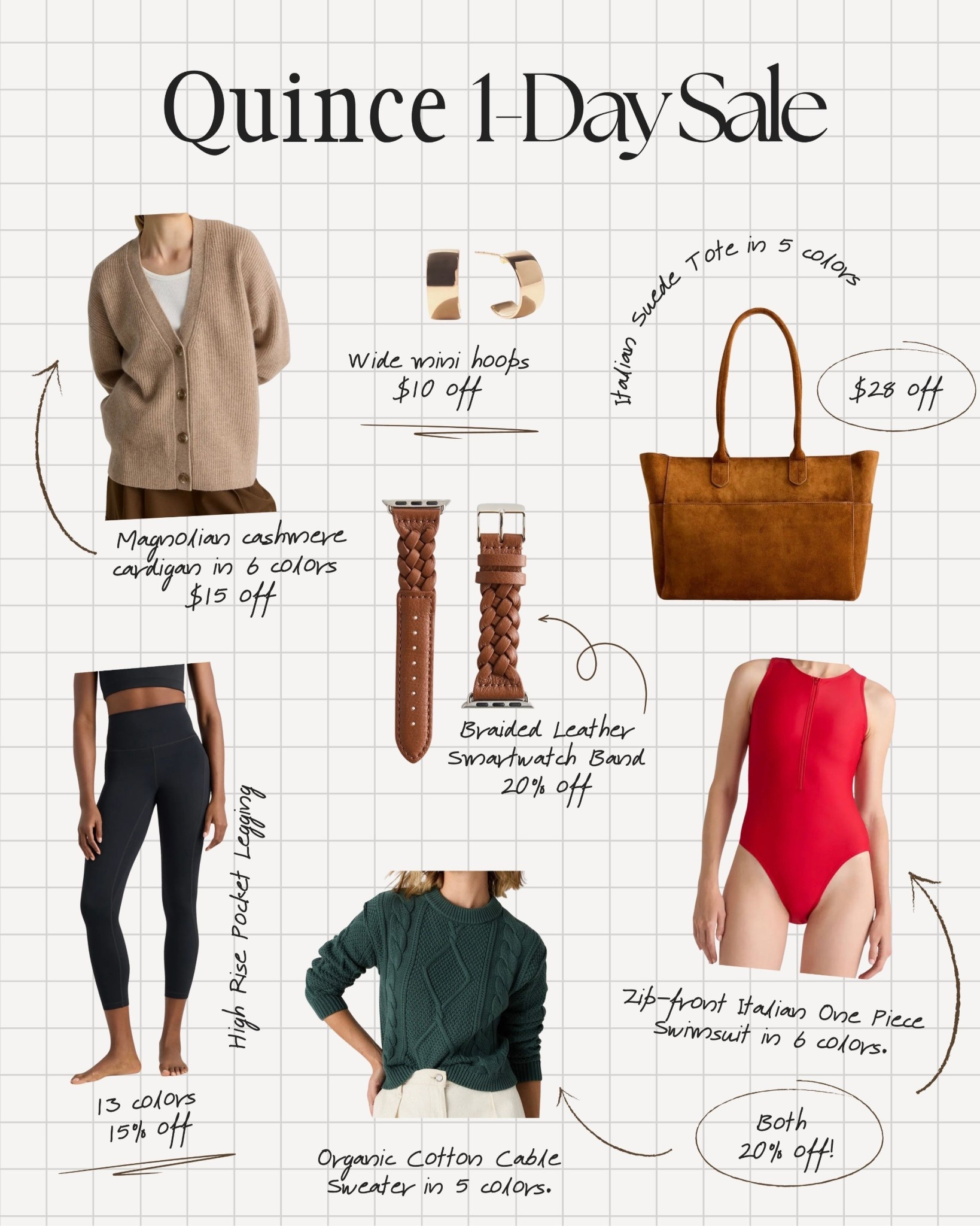 Quince rarely does sales, so when they do, we pay attention! Here are a few things that are in my shopping cart right now. That zip-up swimsuit…😍

#LTKSaleAlert #LTKSwim