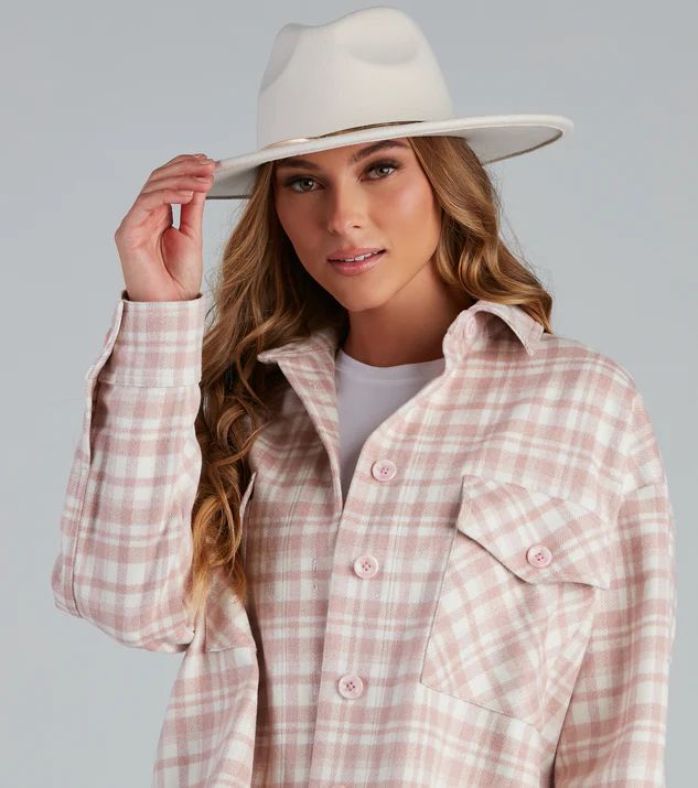 Simply Chic Faux Wool Panama Hat | Windsor Stores