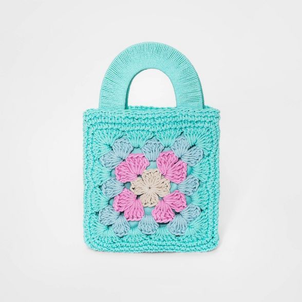 Kids' Crochet Mini Bag- art class™ Teal | Target