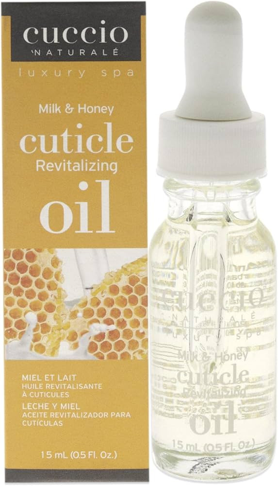 Cuccio Naturale Revitalizing Cuticle Oil - Hydrating Oil For Repaired Cuticles Overnight - Remedy... | Amazon (US)