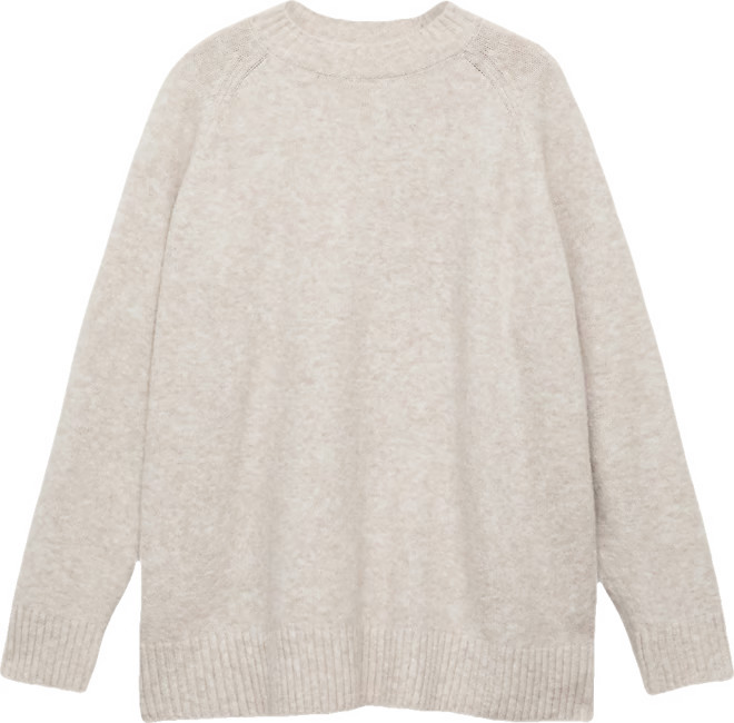 Women's Round-Neck Knitted Sweater | Macy's