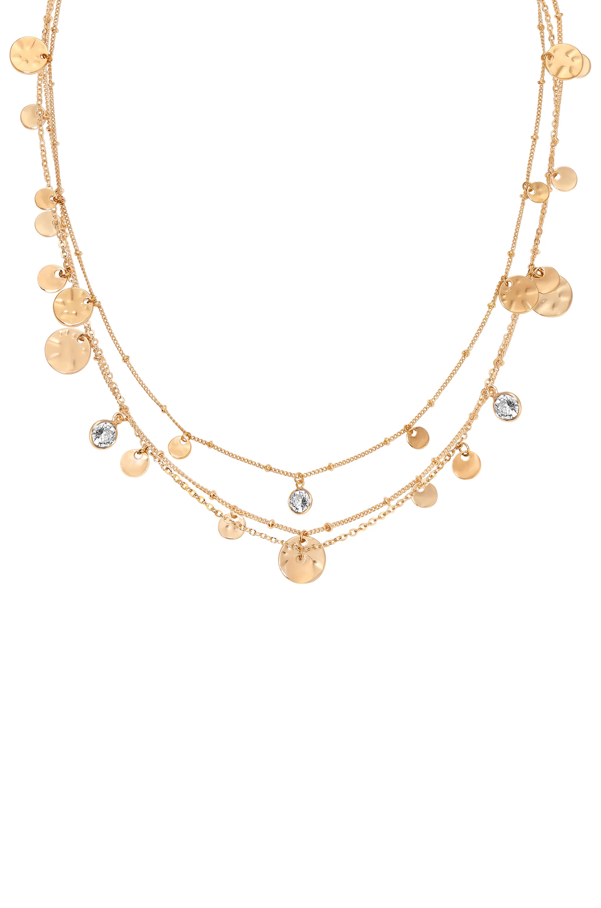 All in Layered Crystal Necklace Set | Ettika