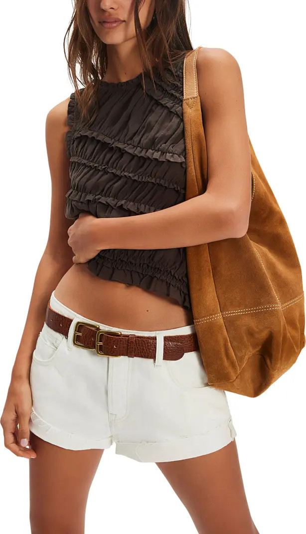 Free People Pink Sands Smocked Asymmetric Tank | Nordstrom | Nordstrom