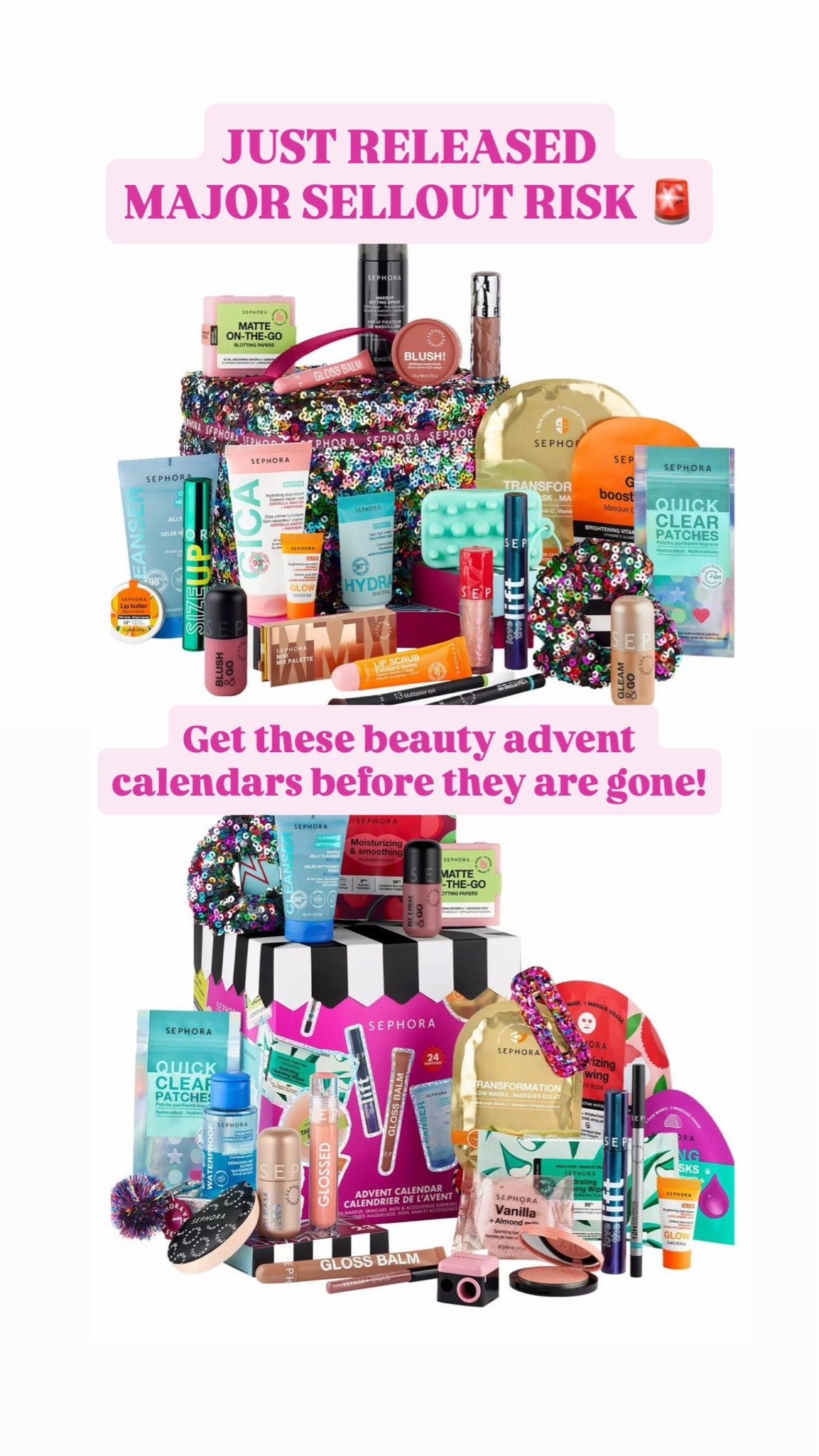 Sephora Beauty Advent Calendars // sell out risk