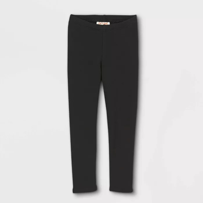 Toddler Girls' Solid Cozy Lined Leggings - Cat & Jack™ | Target