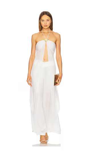 Coral Orchid Drape Top in Pearl | Revolve Clothing (Global)