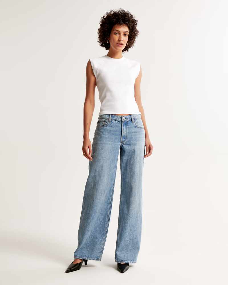 Low Rise Ultra Loose Jean | Abercrombie & Fitch (US)