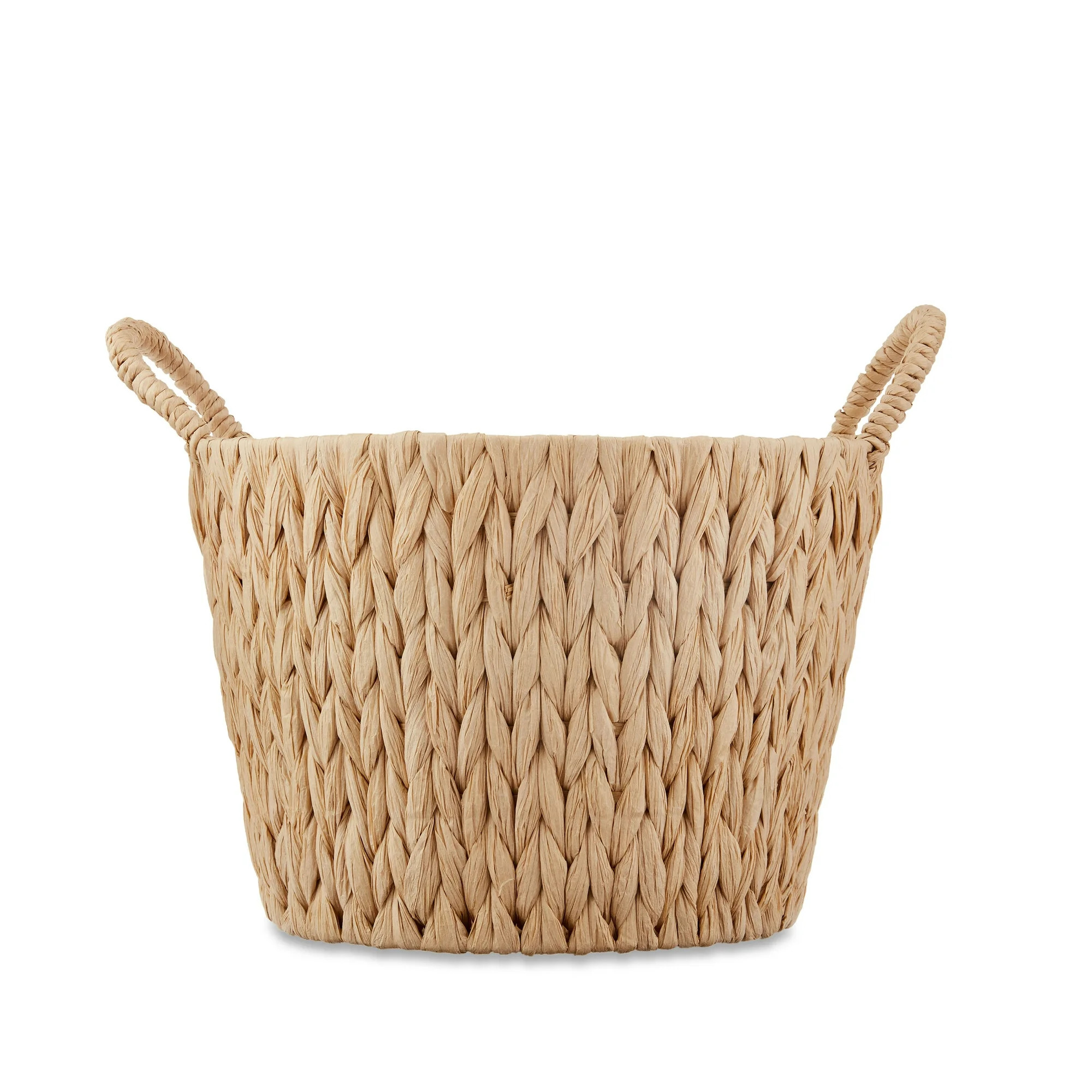 Easter Natural Woven Paper Basket, 13 in x 9.65 in, by Way To Celebrate | Walmart (US)