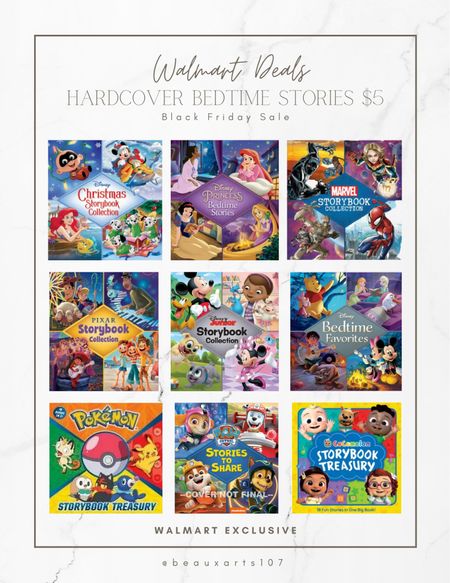 Shop this @walmart exclusive hardcover bedtime stories on sale for on $5 during Black Friday Deals!  #walmartpartner #walmartfinds #IYWYK

#LTKCyberWeek #LTKfindsunder50 #LTKsalealert #LTKGiftGuide