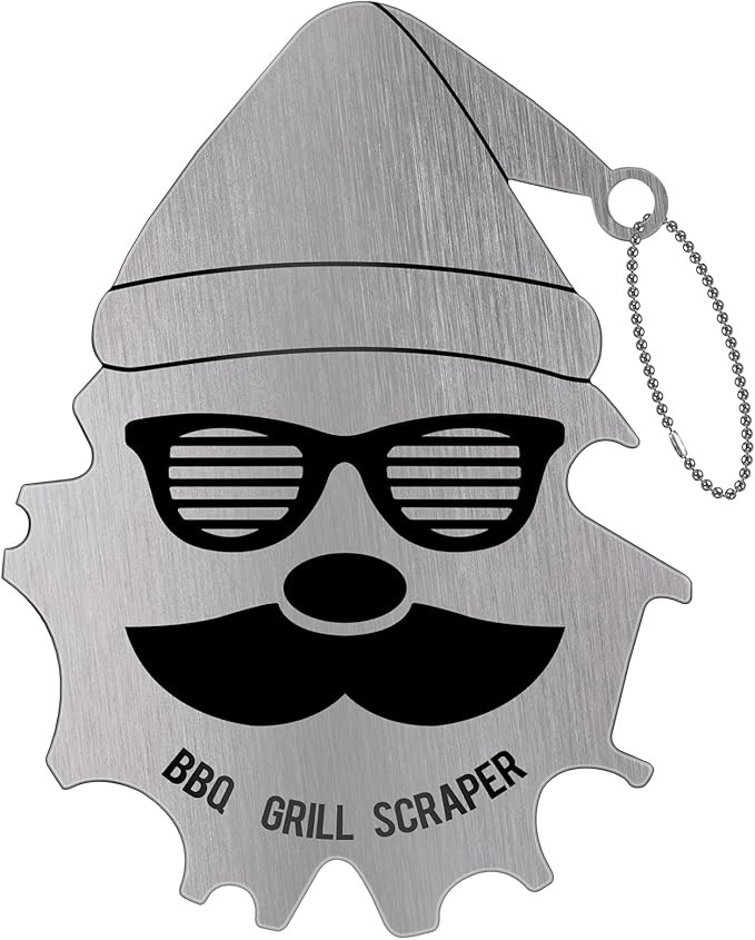 BBQ Grill Scraper, Stocking Stuffers for Adults Men Him, Bristle Free Safe BBQ Scraper Fits Any G... | Amazon (US)