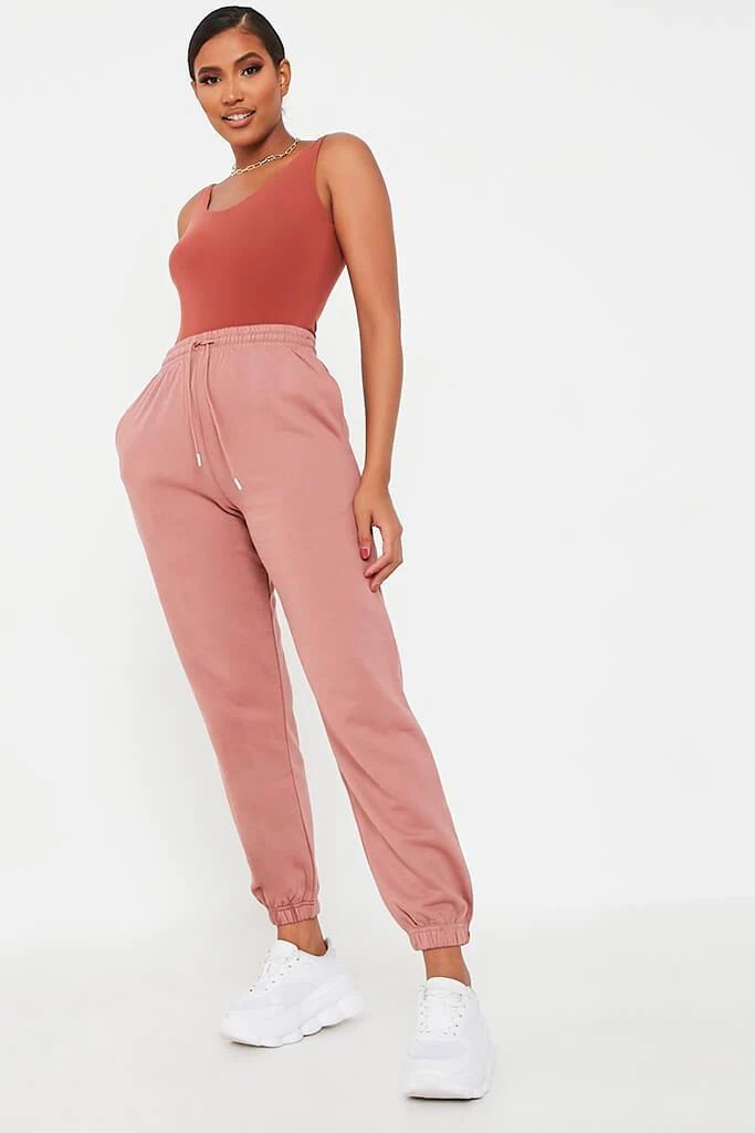 Rose Recycled Joggers | ISAWITFIRST