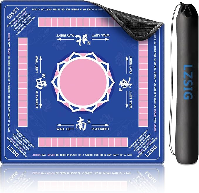 LZSIG Mahjong Mat 33"x33" - Non-Slip Noise Reduction Gaming Mat with Beginner Rules for American ... | Amazon (US)