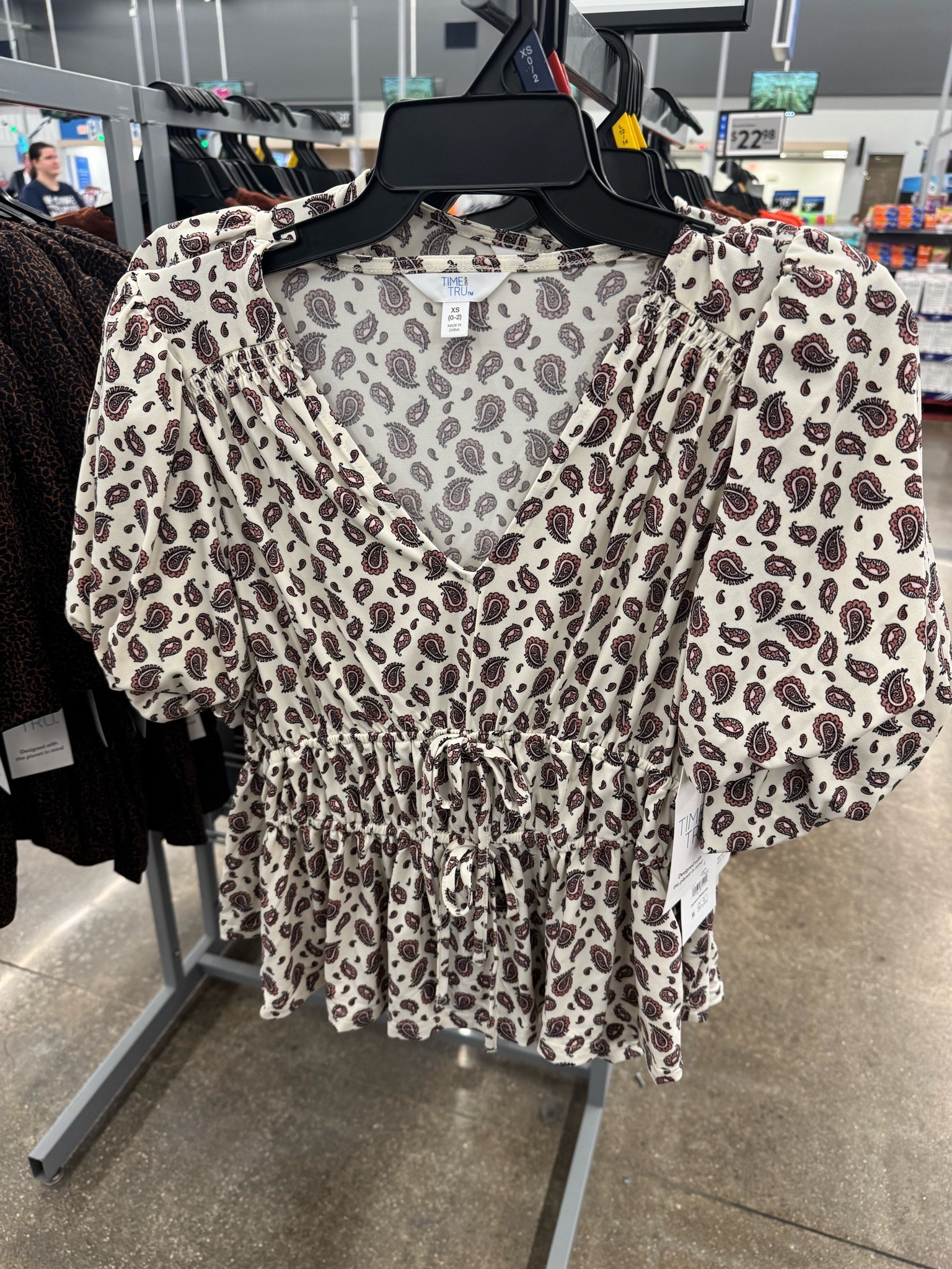 Walmart Time and Tru Women's and Women's Plus V Neck Shirred Peplum Top, Sizes XS-XXXL

#LTKootd #LTKSeasonal #LTKWorkwear