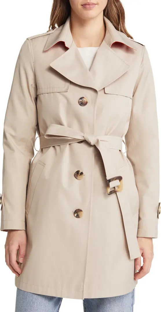Water Repellent Cotton Blend Trench Coat | Nordstrom