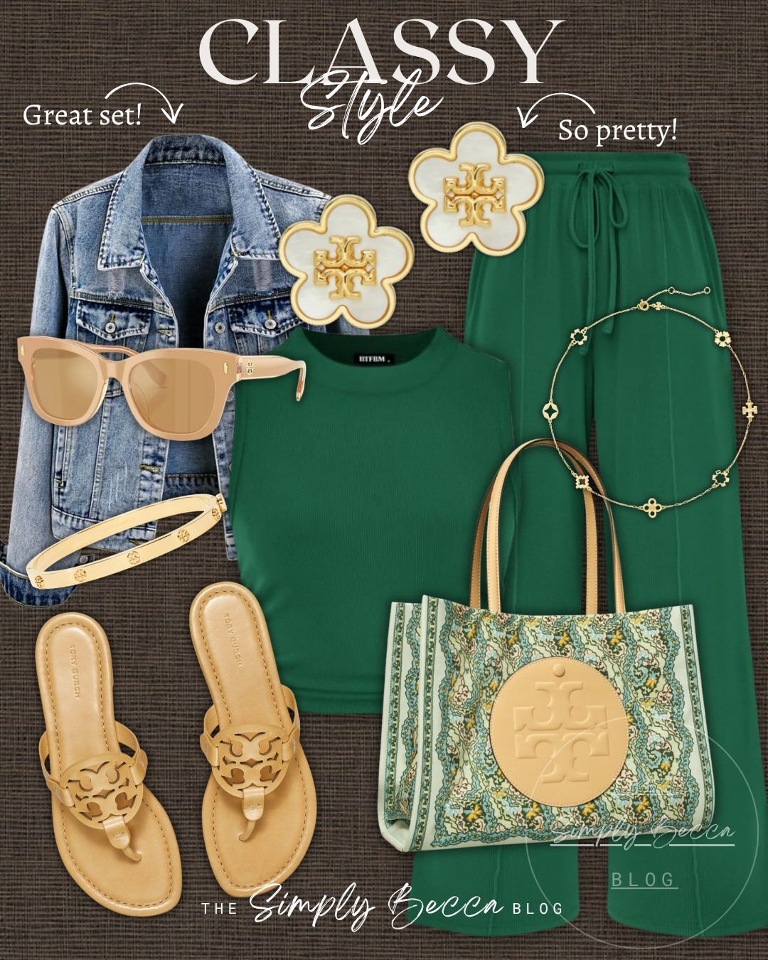 Annnnd now I need this in green… 😍

@amazon @toryburch @nordstrom #ltkwomens #ltkfinds #classystyle #green #nordstrom #toryburchearrings #sunglasses #totebag #sandals  

 #LTKootd #LTKOver40 #LTKPetite