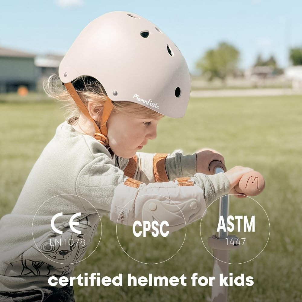 MomnLittle Kids Bike Helmet with Quick Pinch-Free Magnetic Buckle CPSC Certified Bike Helmet for ... | Amazon (US)