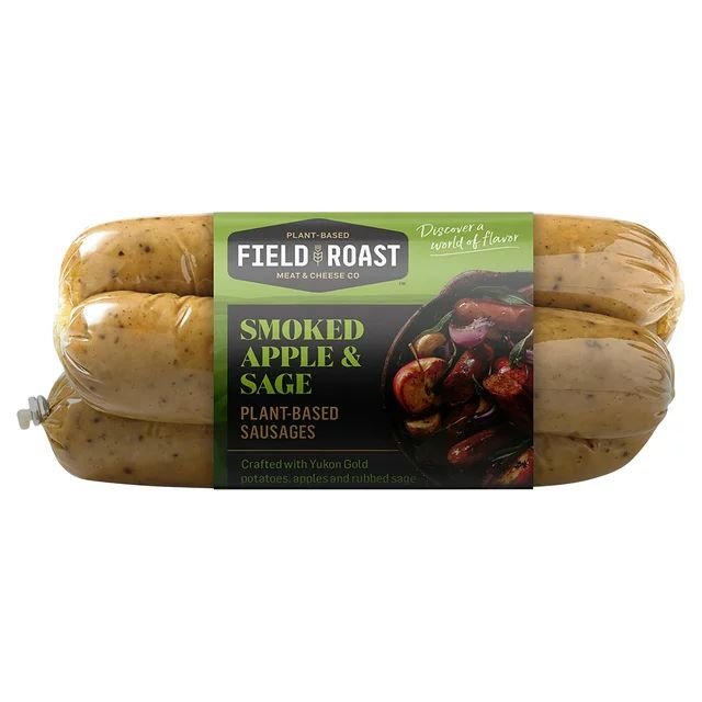 Field Roast Refrigerated Smoked Apple & Sage Plant-Based Sausages, 13 oz | Walmart (US)