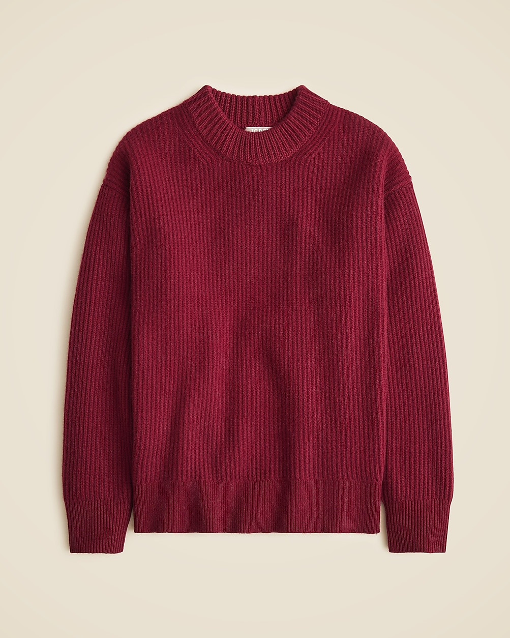 Ribbed cashmere oversized sweater | J. Crew US
