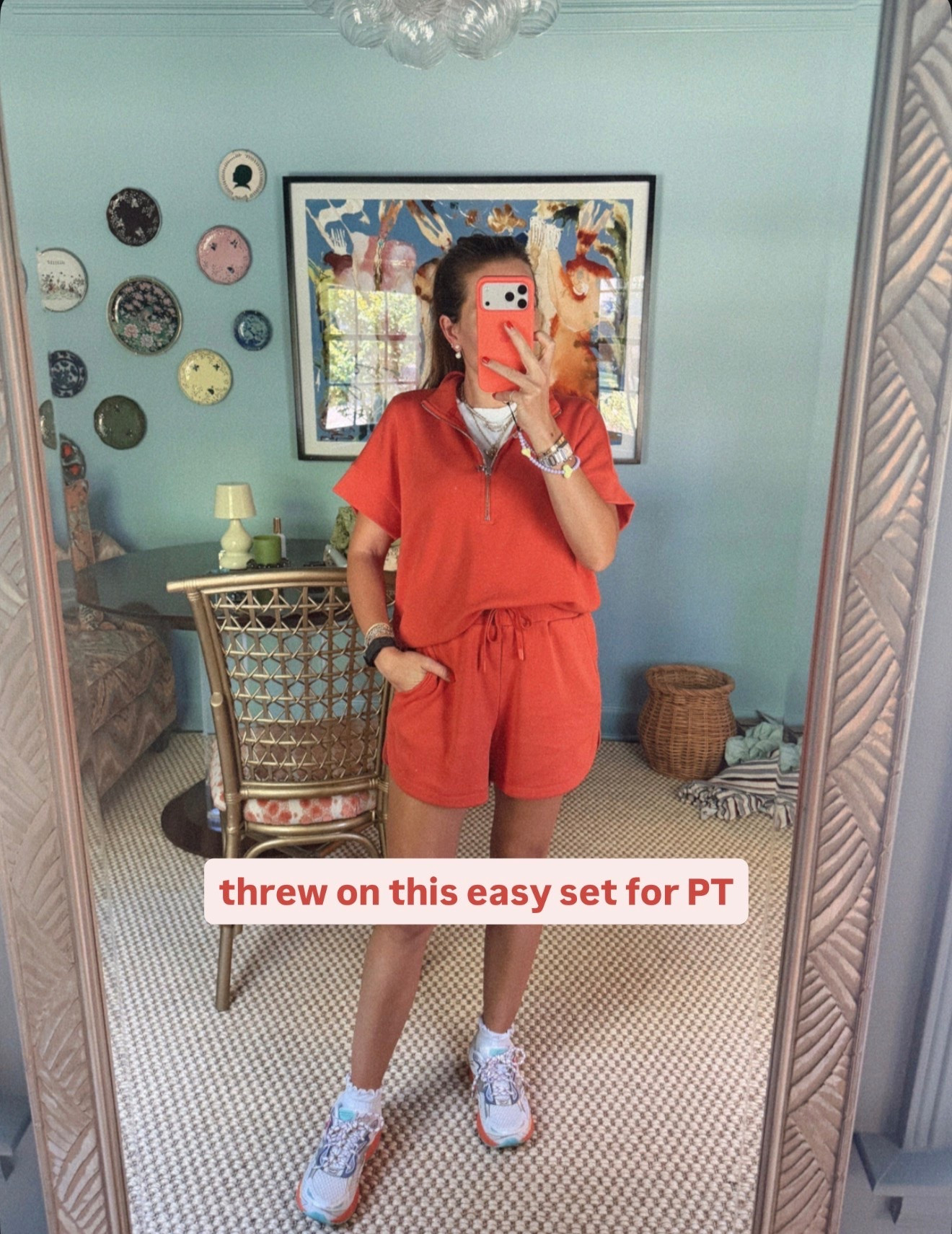 Love the set from varley! Wearing an xsmall top & small shorts
