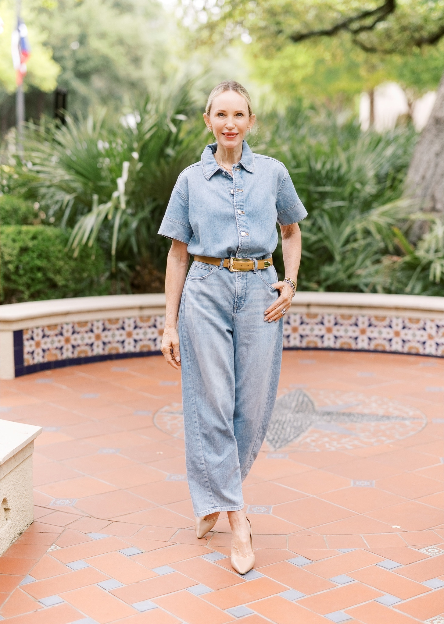 Dying over this summer jumpsuit by Spanx! 

#LTKSeasonal #LTKootd #LTKOver40