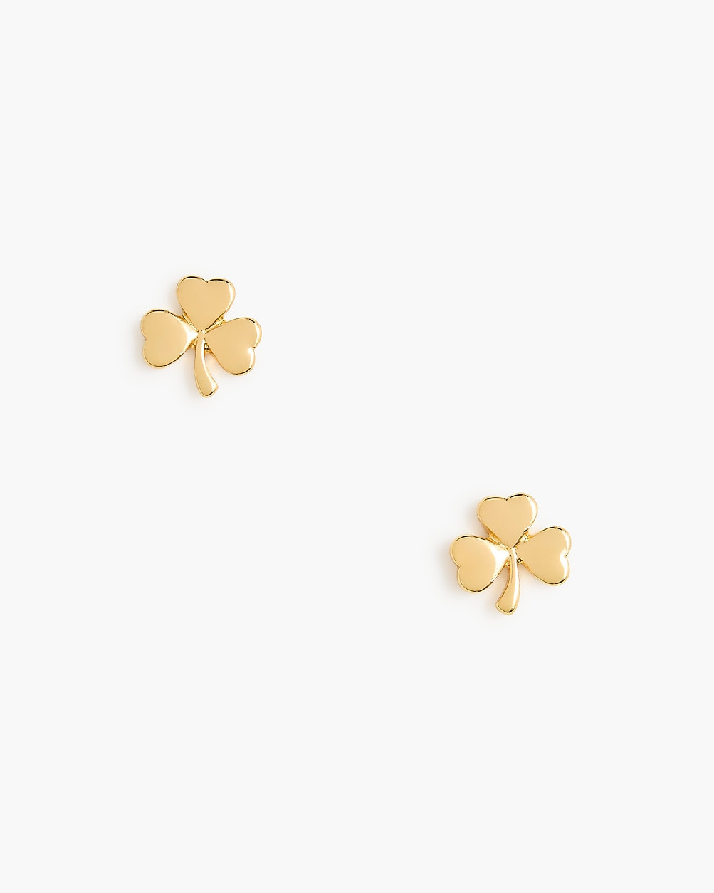 Shamrock stud earrings | J.Crew Factory