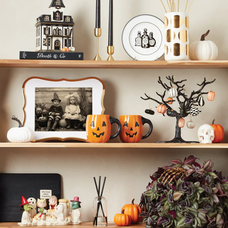 Vintage Halloween Dessert Plates, Set of 4 | Lenox