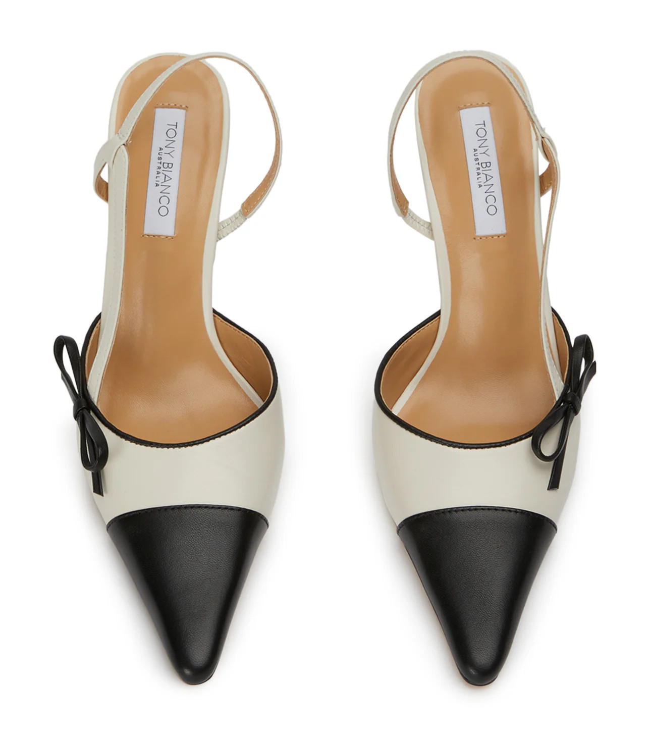 Harmony Bone/Black Heels | Tony Bianco US