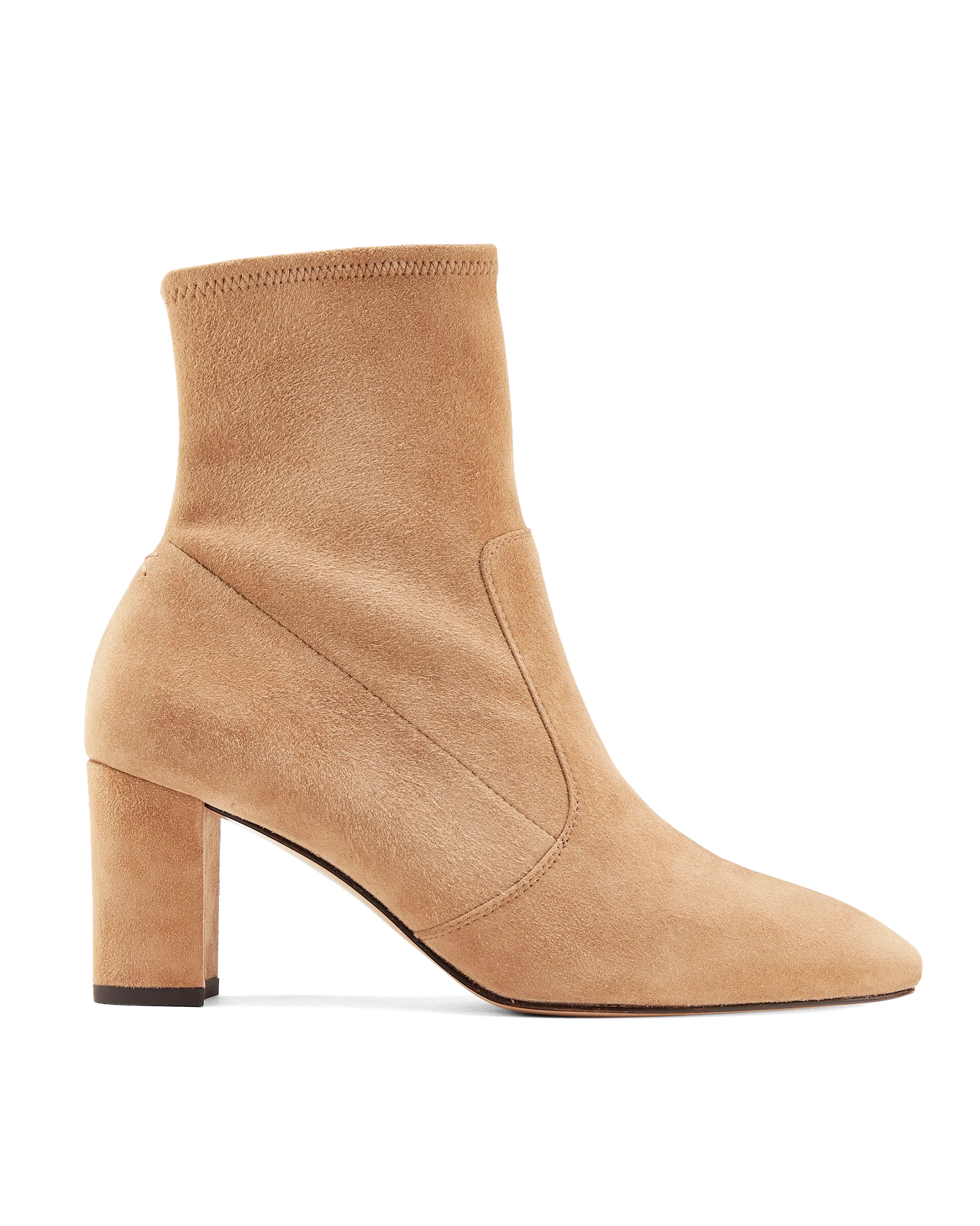 Paz 70 Stretch: Ginger Suede | Inez Shoes, LLC