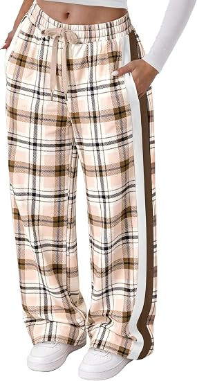 Sampeel Womens Sweatpants Fall Outfits Wide Leg Lounge Pants with Pockets | Amazon (US)