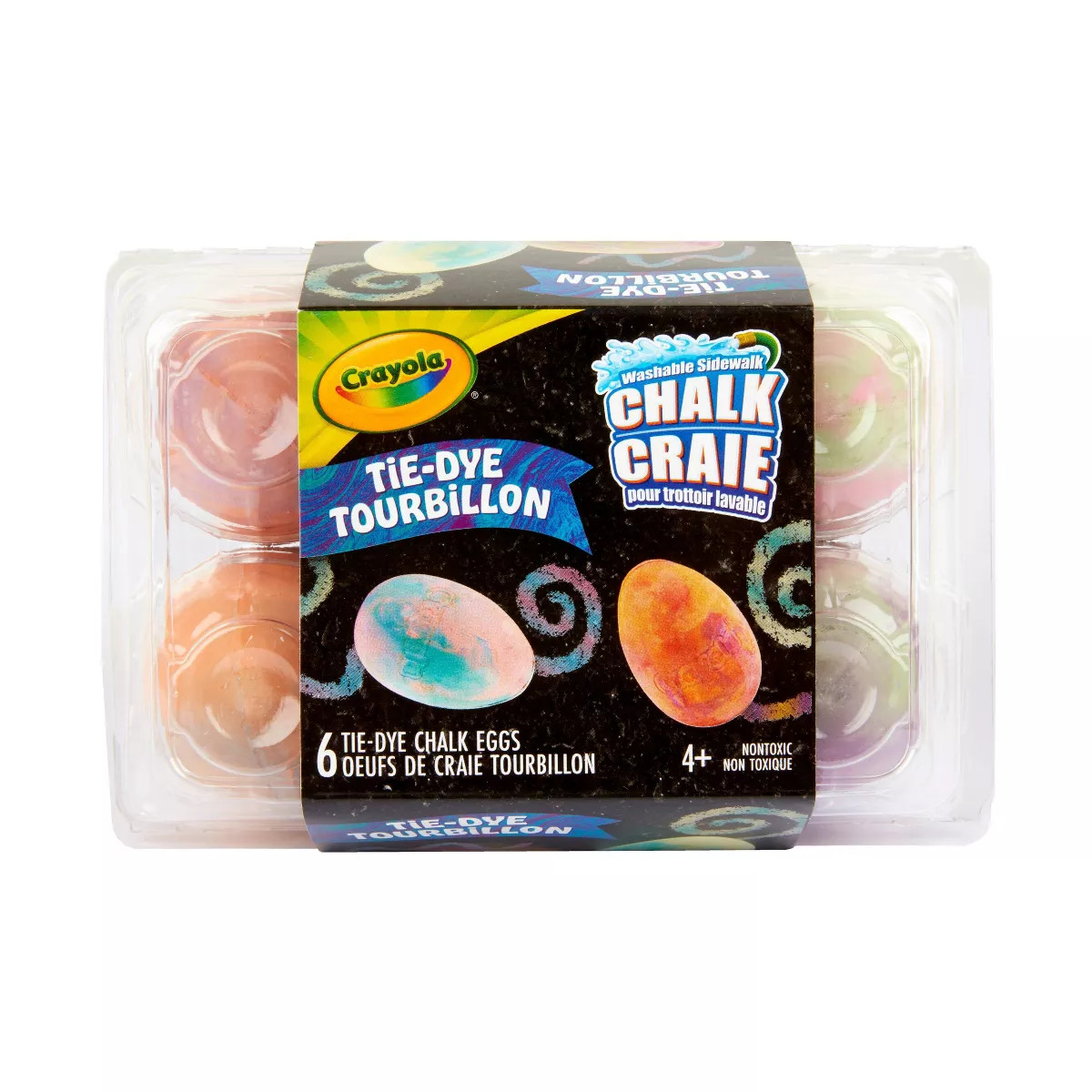 Crayola 6ct Tie Dye Egg Chalk | Target