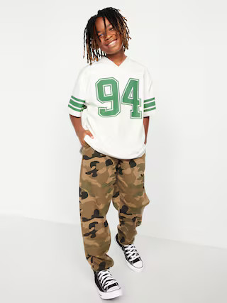 Oversized Boxy Mesh Graphic T-Shirt for Boys | Old Navy (US)