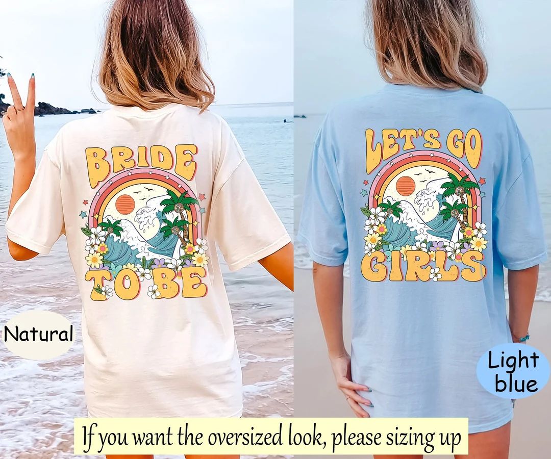 Beach Bachelorette Party Shirts, Groovy Bachelorette Shirt, Bride To Be Shirt, Beach Wedding, Mex... | Etsy (US)