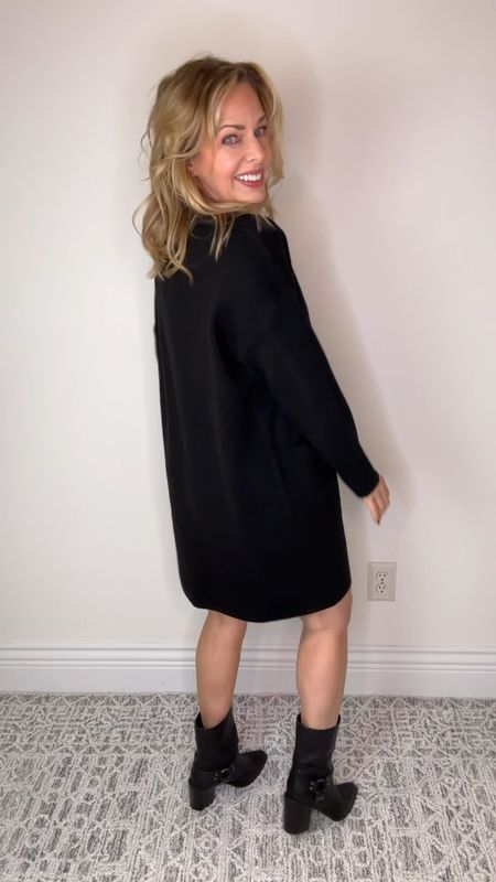 Perfect sweater dress…FOUND! Love the length, the fit, the fabric, the pockets, the price! SALE!! Use code STACEY5 for another $5 off salee

#LTKSeasonal #LTKCyberWeek #LTKover40
