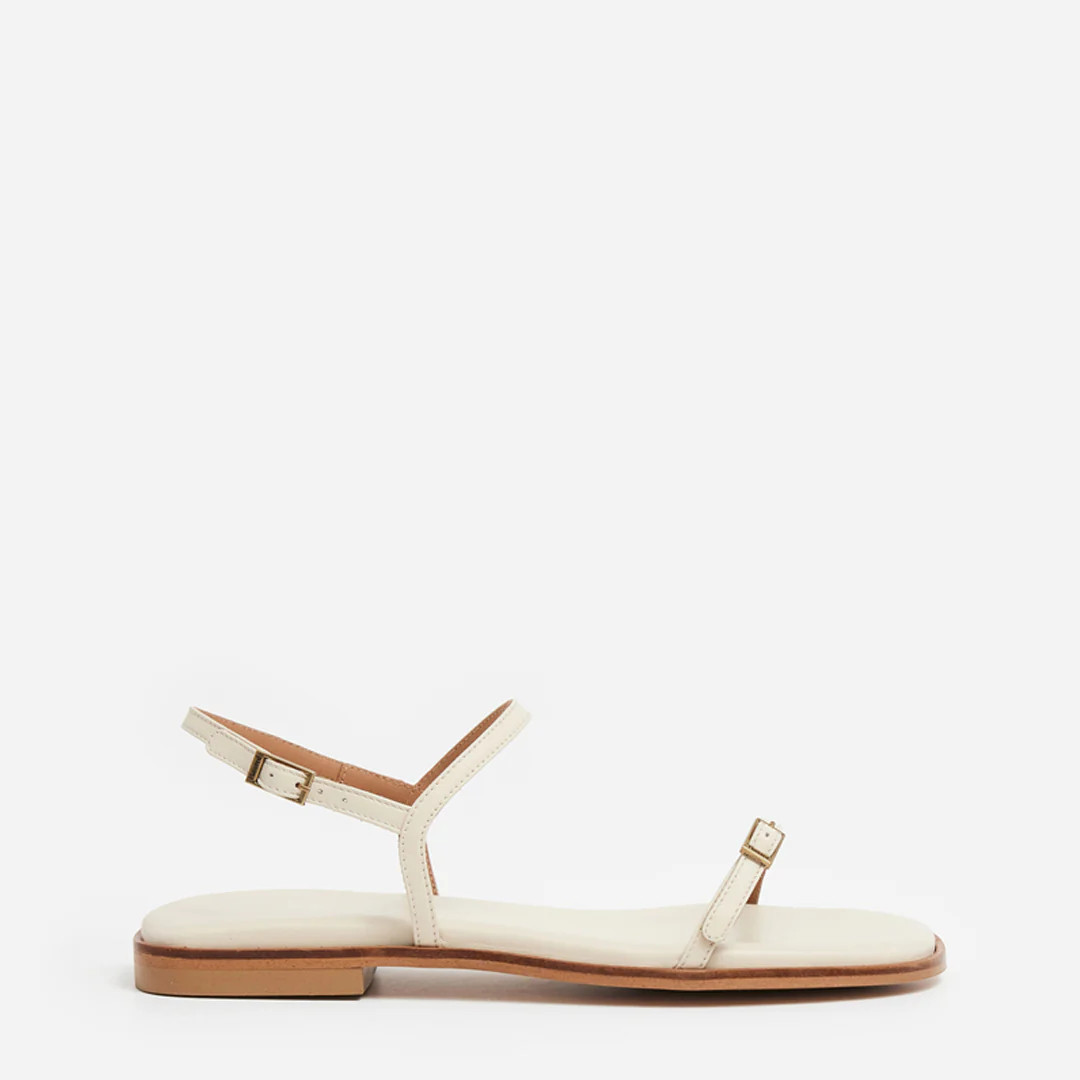 Alice Leather Vanilla Sandal | Flattered