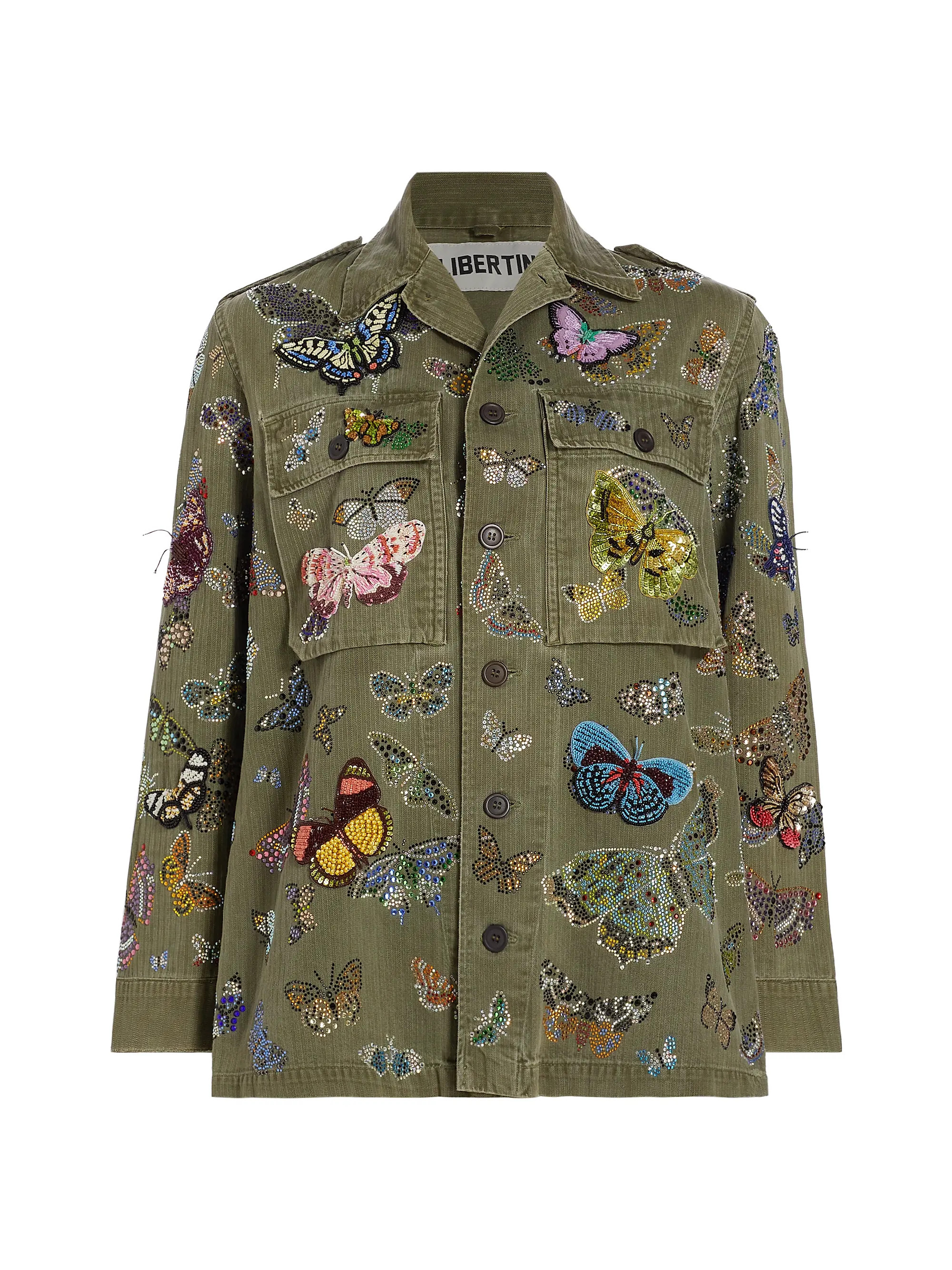 Millions Of Butterflies' Vintage French Military Jacket | Saks Fifth Avenue