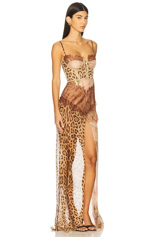 Dolce Maxi Dress in Leopard Silk | Revolve Clothing (Global)
