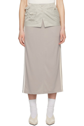 Green Military Wrap Miniskirt | SSENSE