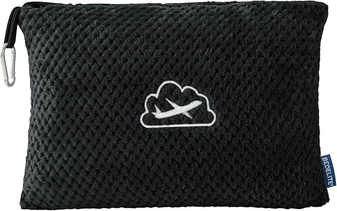 BEDELITE Travel Blanket with Bag, Ultra-Soft Jacquard Fleece Blanket with Luggage Sleeve & Backpa... | Amazon (US)
