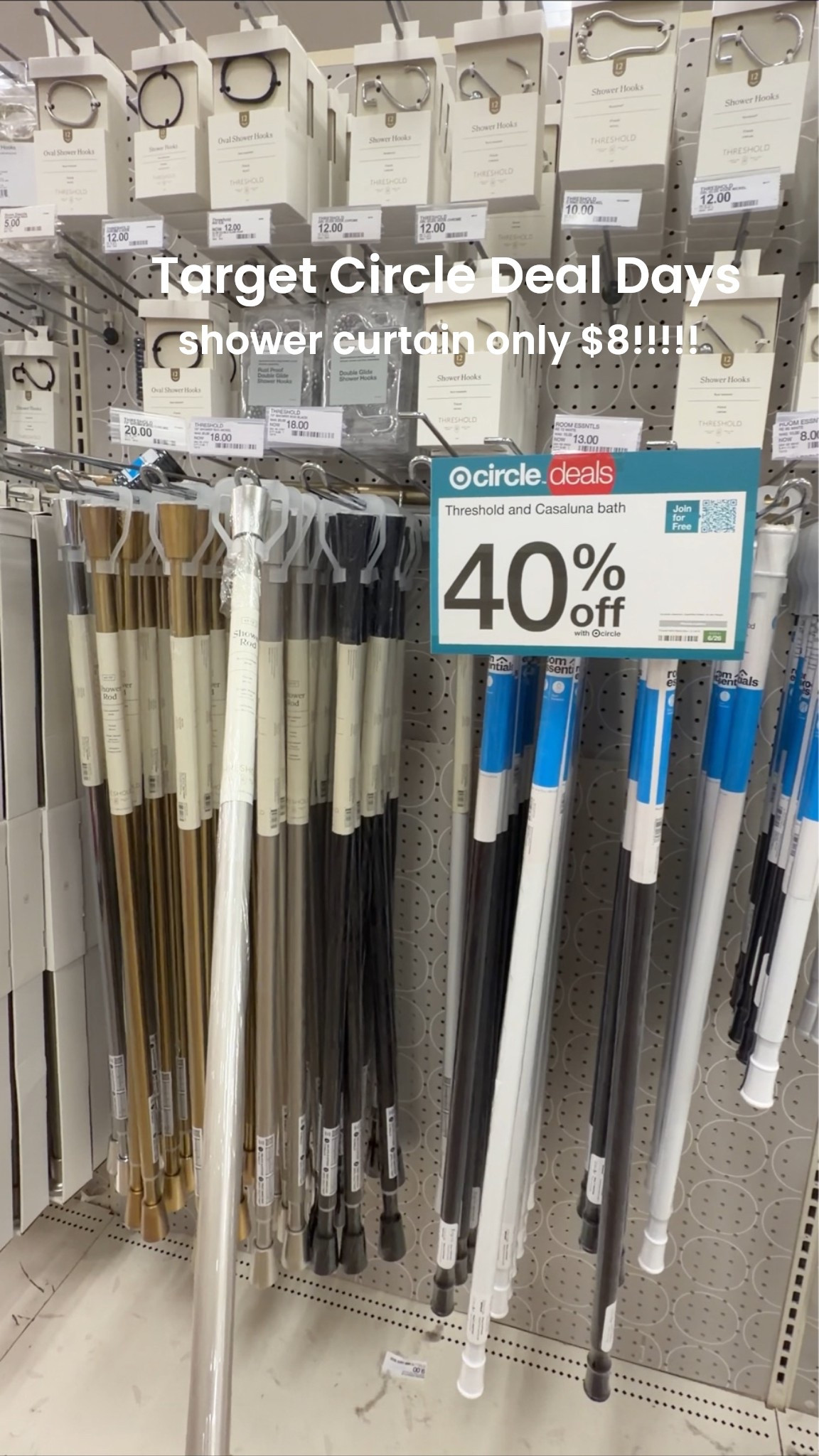Target Circle Deal Days are almost over!! Take advantage asap!! Beat the rush for back to college shopping!! 
40% off Threshold & Casaluna bath!! 
#TargetPartner #ad @Target