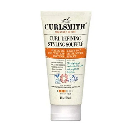 Curlsmith - Curl Defining Styling Souffl? - Vegan Medium Hold Styling Gel for Wavy Curly and Coily H | Walmart (US)